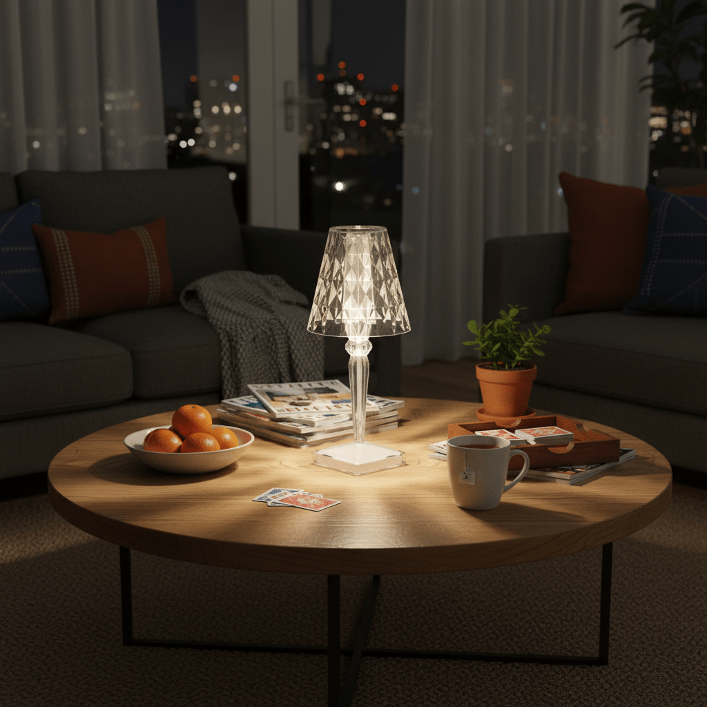 Acrylic Rechargeable Table Lamp