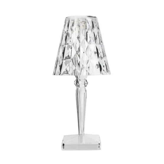 Acrylic Rechargeable Table Lamp - Black