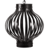 Black Aura Steel Symphony Pendant Light, transparent background