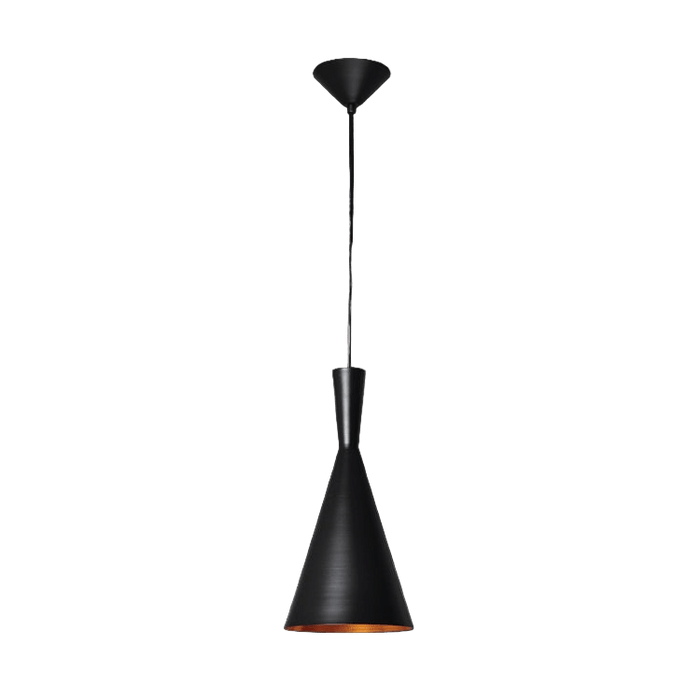 Vuvu Black and Gold Metal Pendant Light