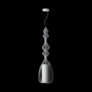 40W E27 Tall Wire Metal Pendant