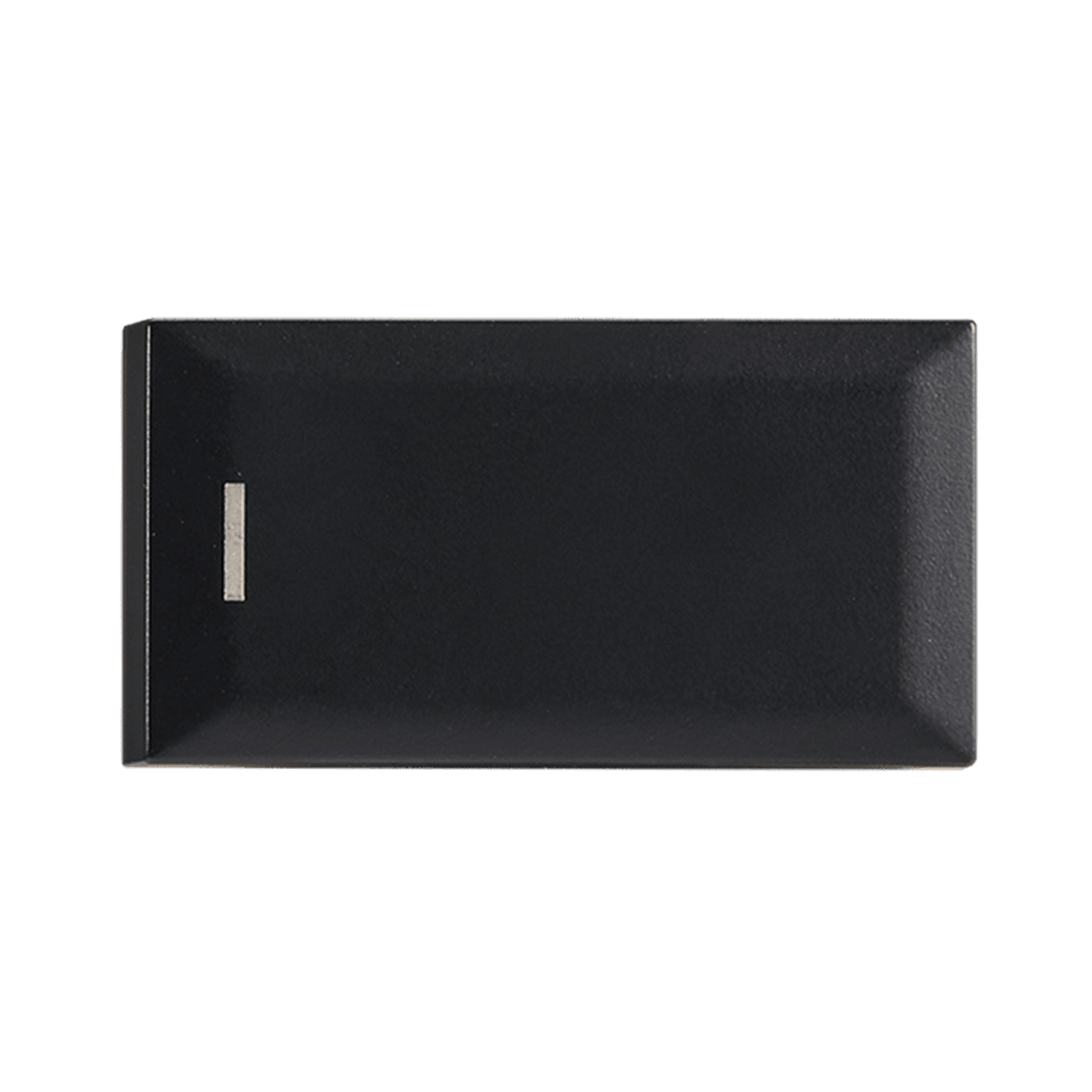 Black ECP172 modular dimmer switch on a transparent background.