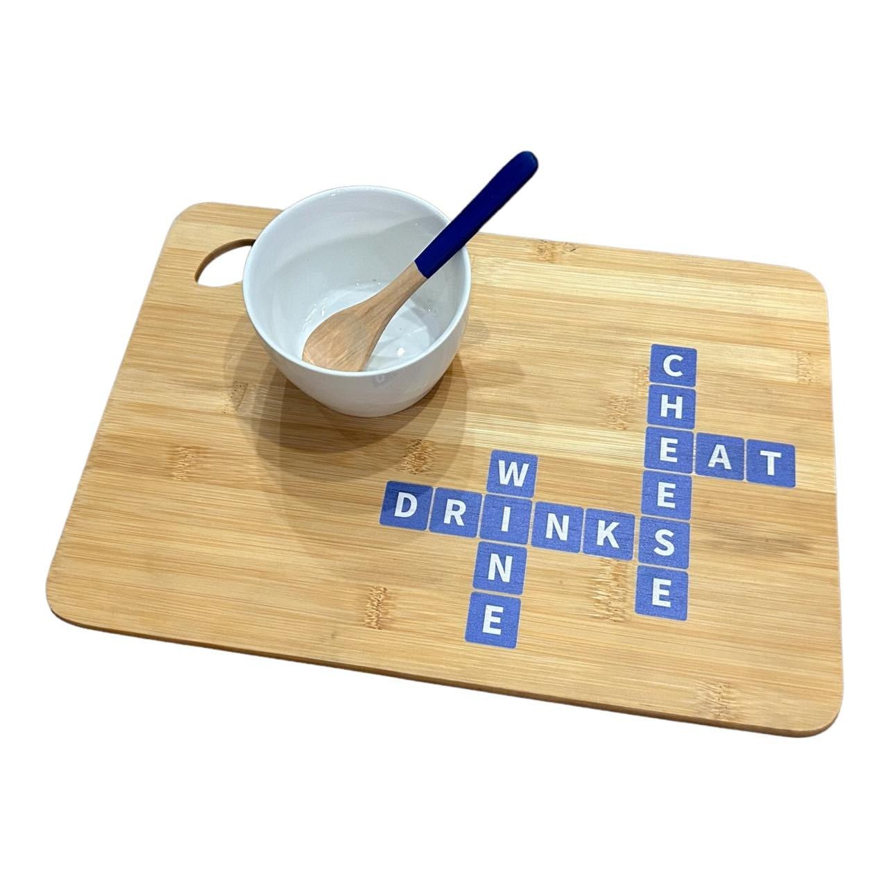 Blue Bamboo Board Platter Combo - Future Decor