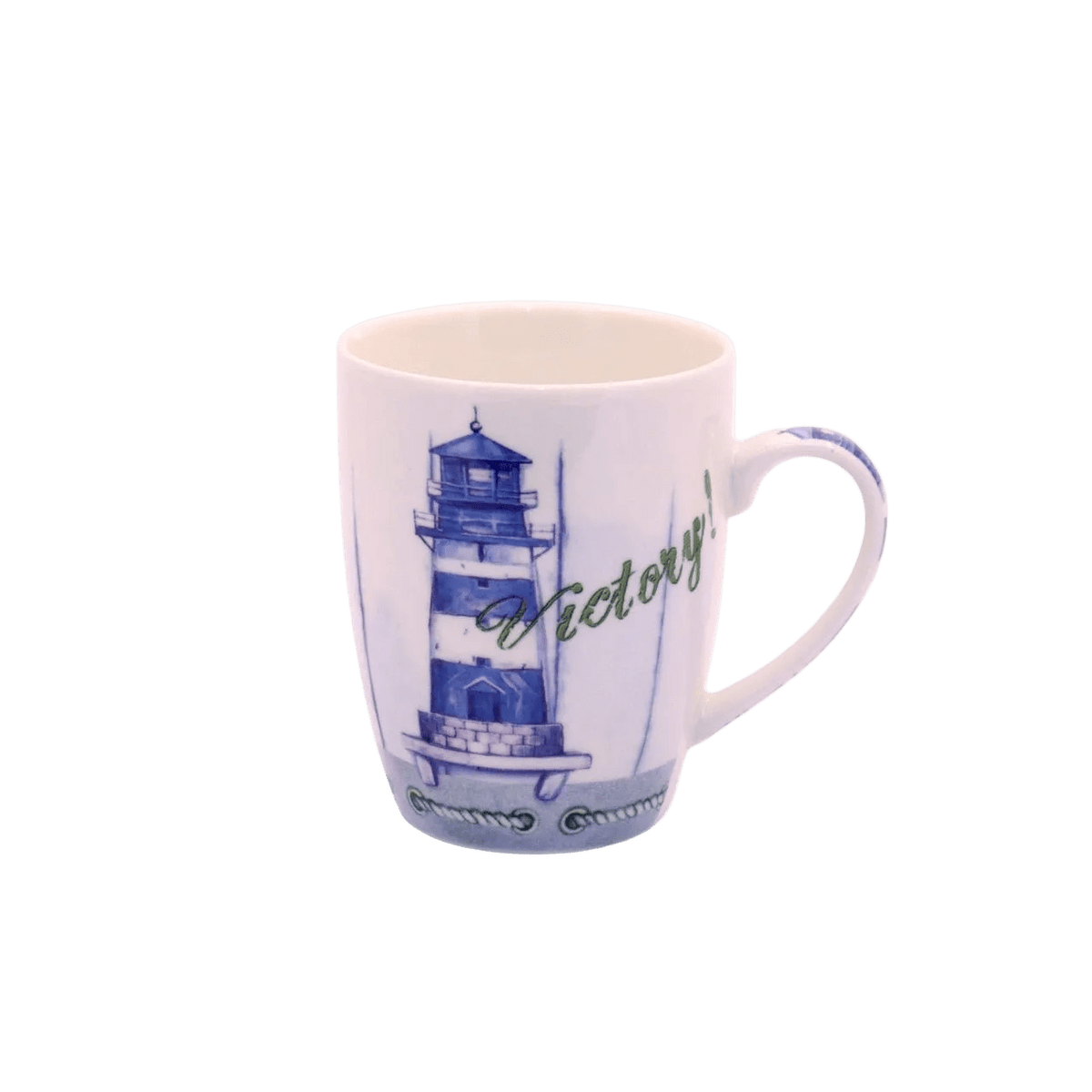 Blue Lighthouse Ceramic Mug