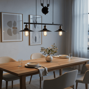 3 Light Pulley Pendant Light - additional product image