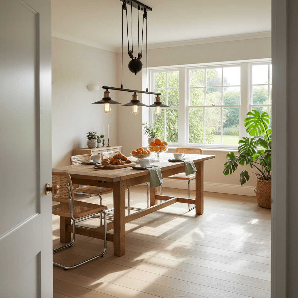 3 Light Pulley Pendant Light - additional product image