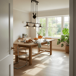 3 Light Pulley Pendant Light - additional product image