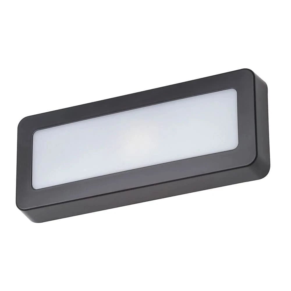 Square Black LED Outdoor Wall Light IP65
