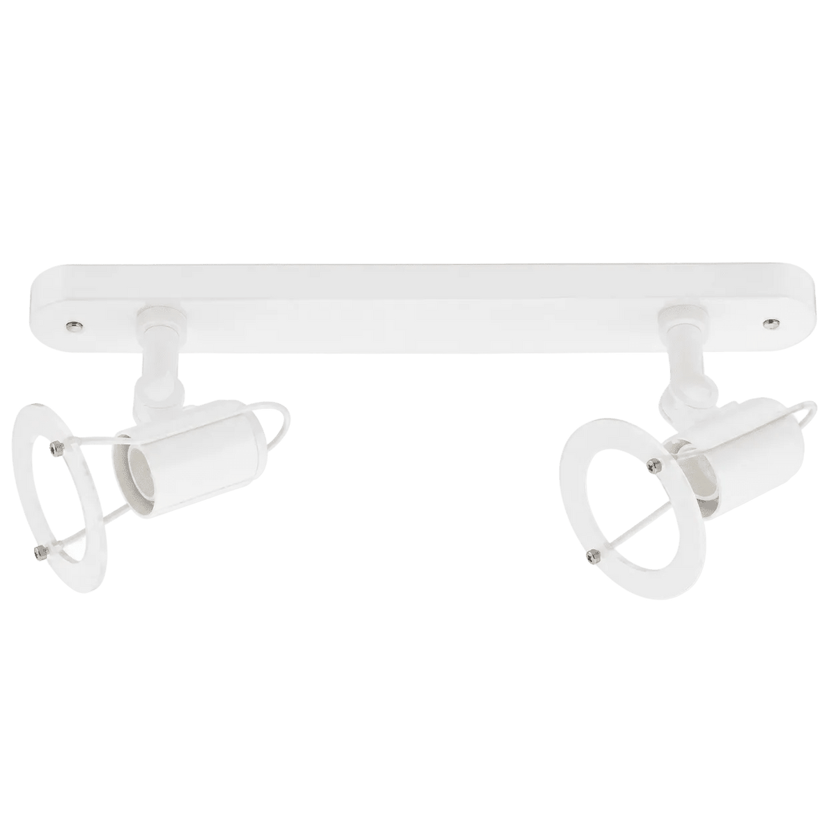White 2 Light Ceiling Spotlight
