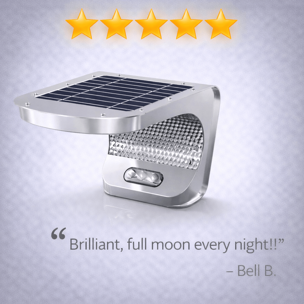 3W Solar Wall Light - NightGuard Pro