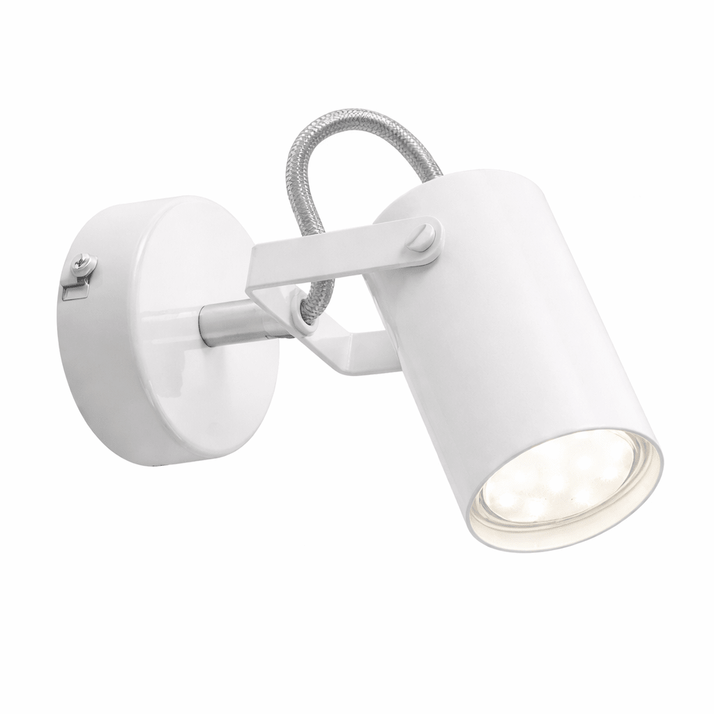 1 Light White Ceiling Spotlight