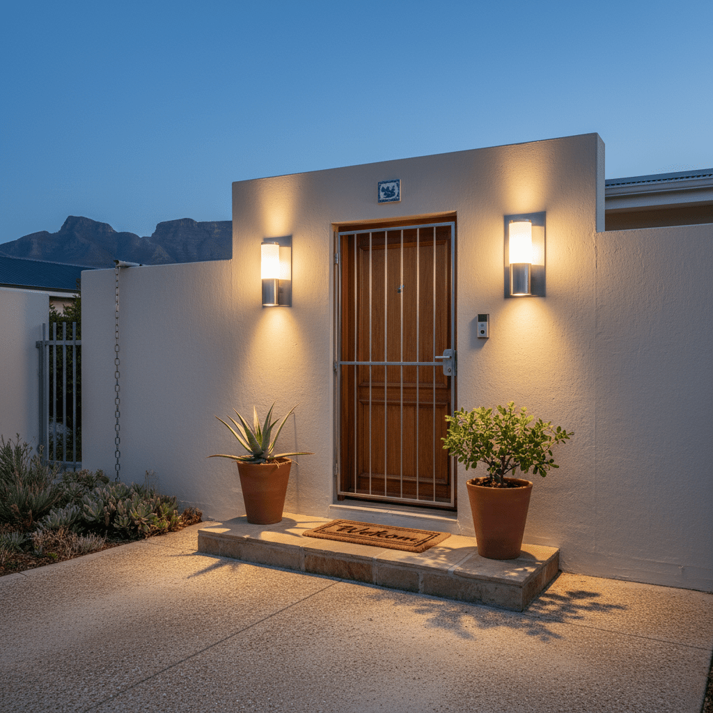 Stainless Steel White Outdoor Wall Light Weather Resistant