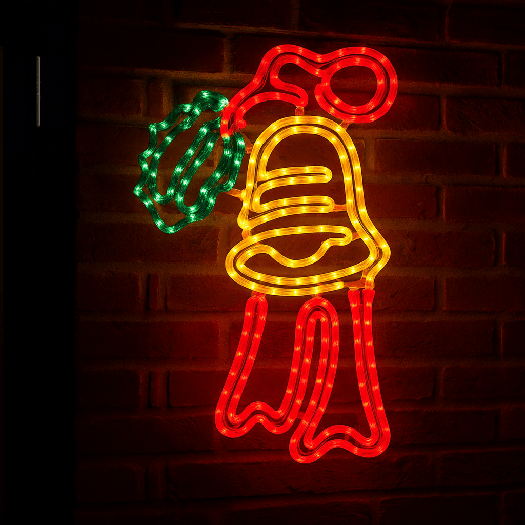 LED Christmas Lights - Christmas Bell Motif