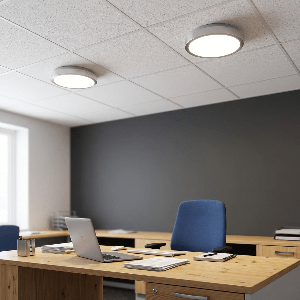 Aluminium Iron & Acrylic LED Ceiling Light