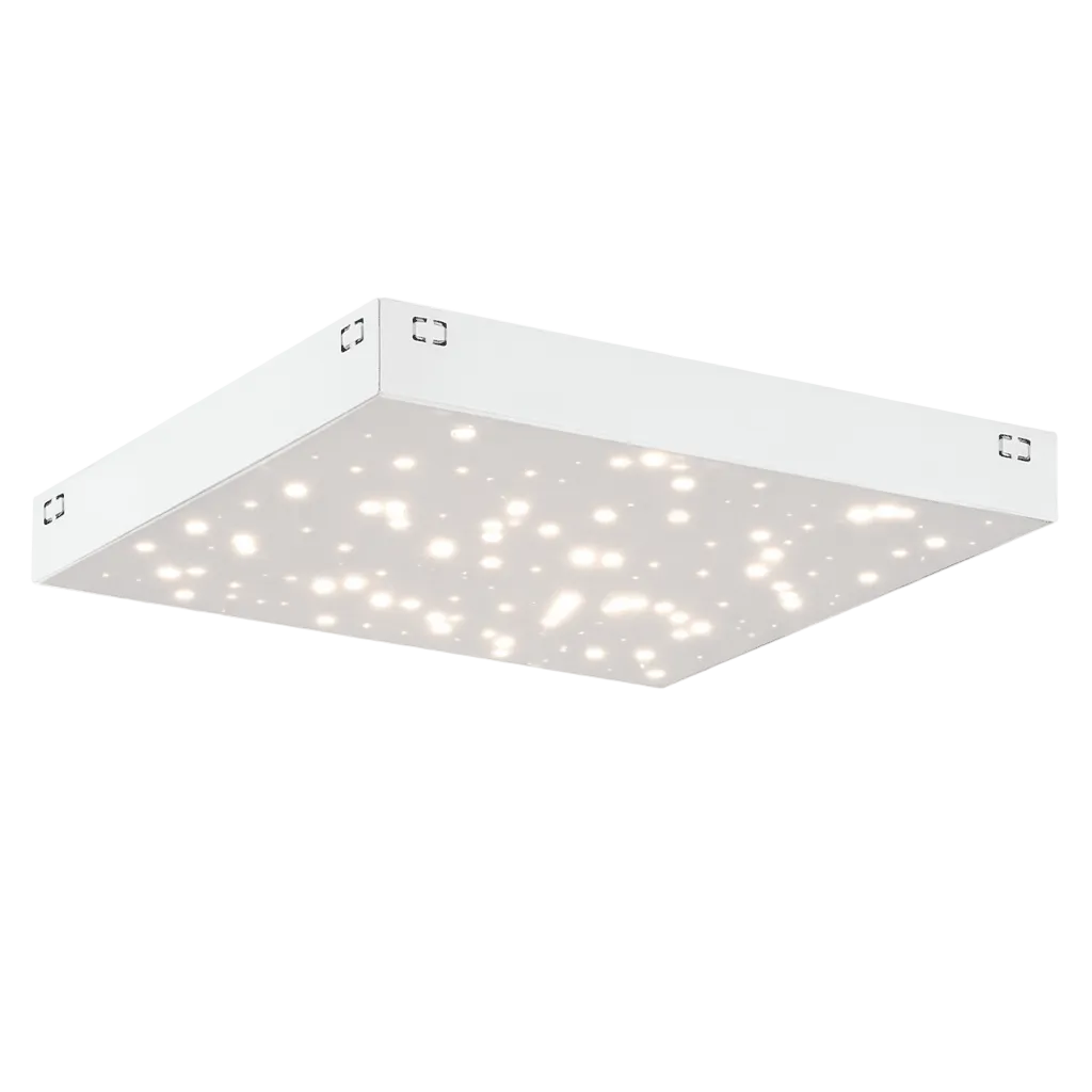 LED Surface-Mount Square Starlight Panel Light - White
