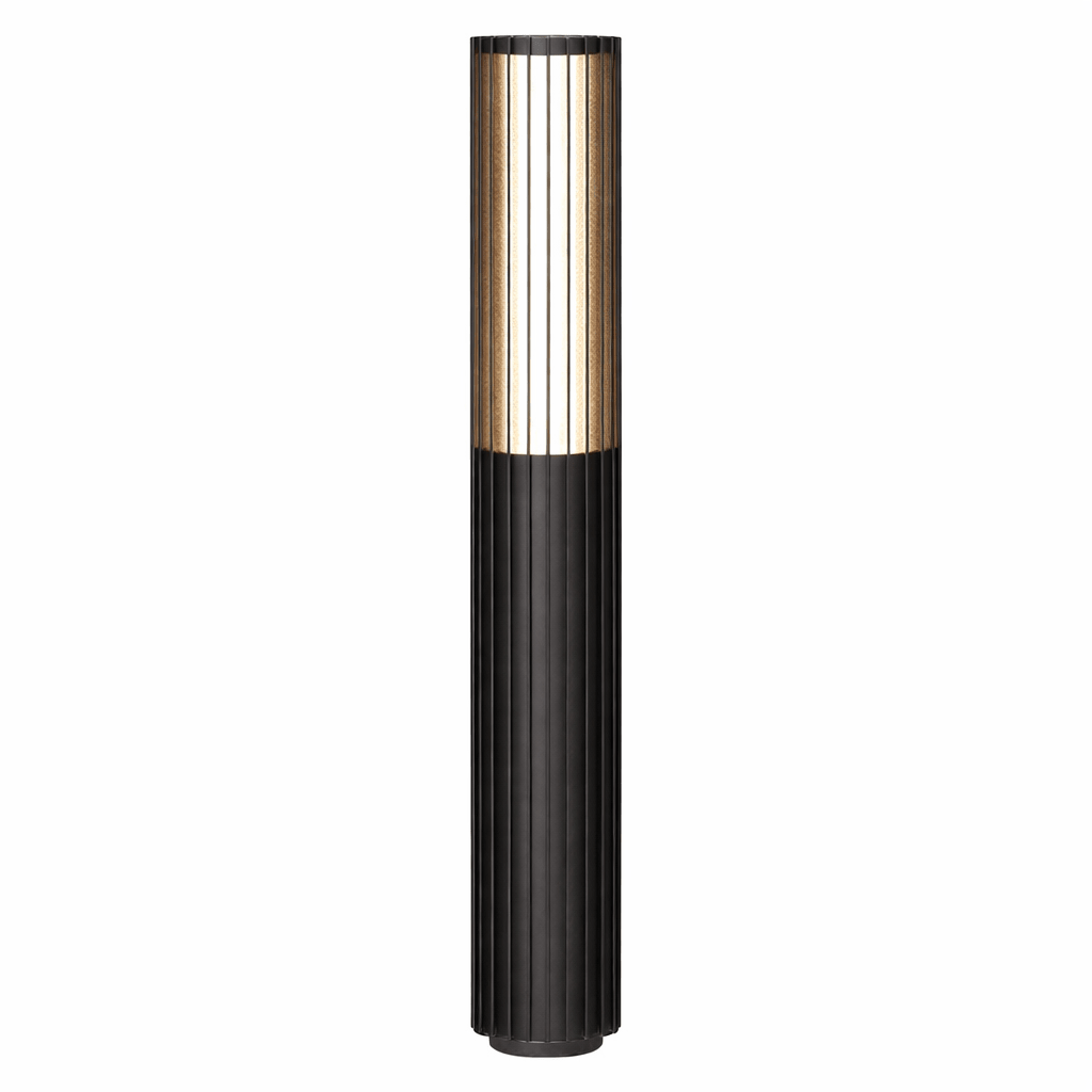 Tall cylindrical salted bollard light