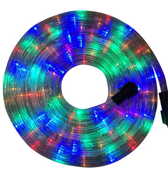 3 Wire RGB Rope Light - 50M Roll for Vibrant Indoor Decor