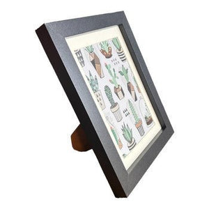 Cactus Accent Black Small Photoframe - Future Decor