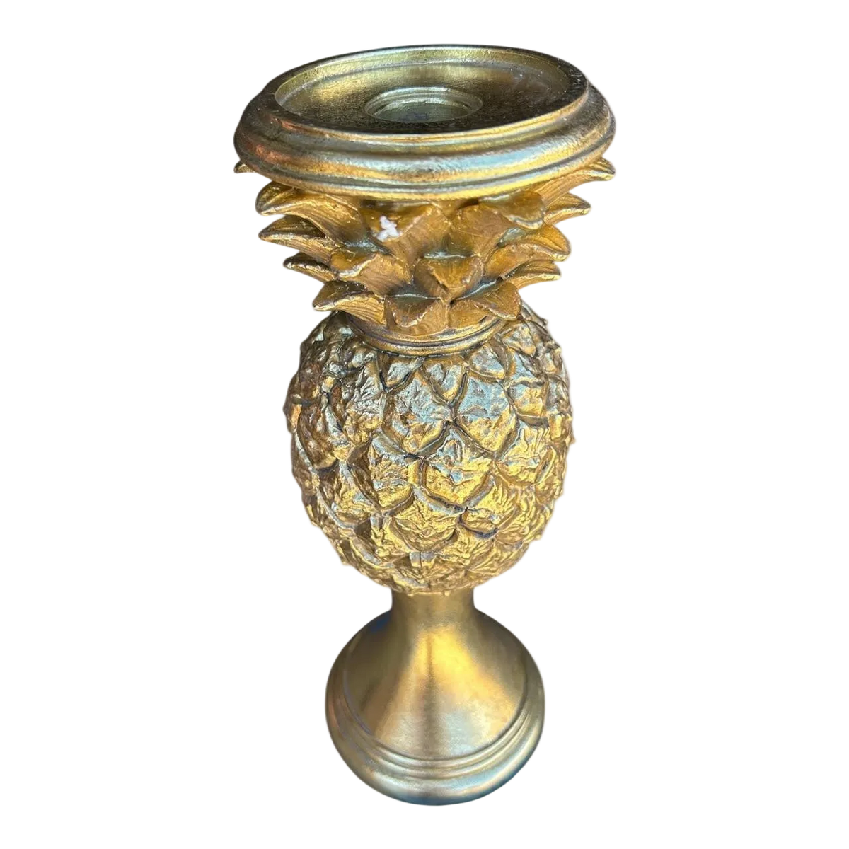 Candle Stick - Gold Pineapple