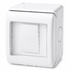 White Waterproof Wall Switch - 1 Lever 1 Way