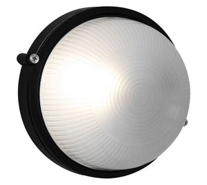 Black Bulkhead Light Outdoor Indoor Durable