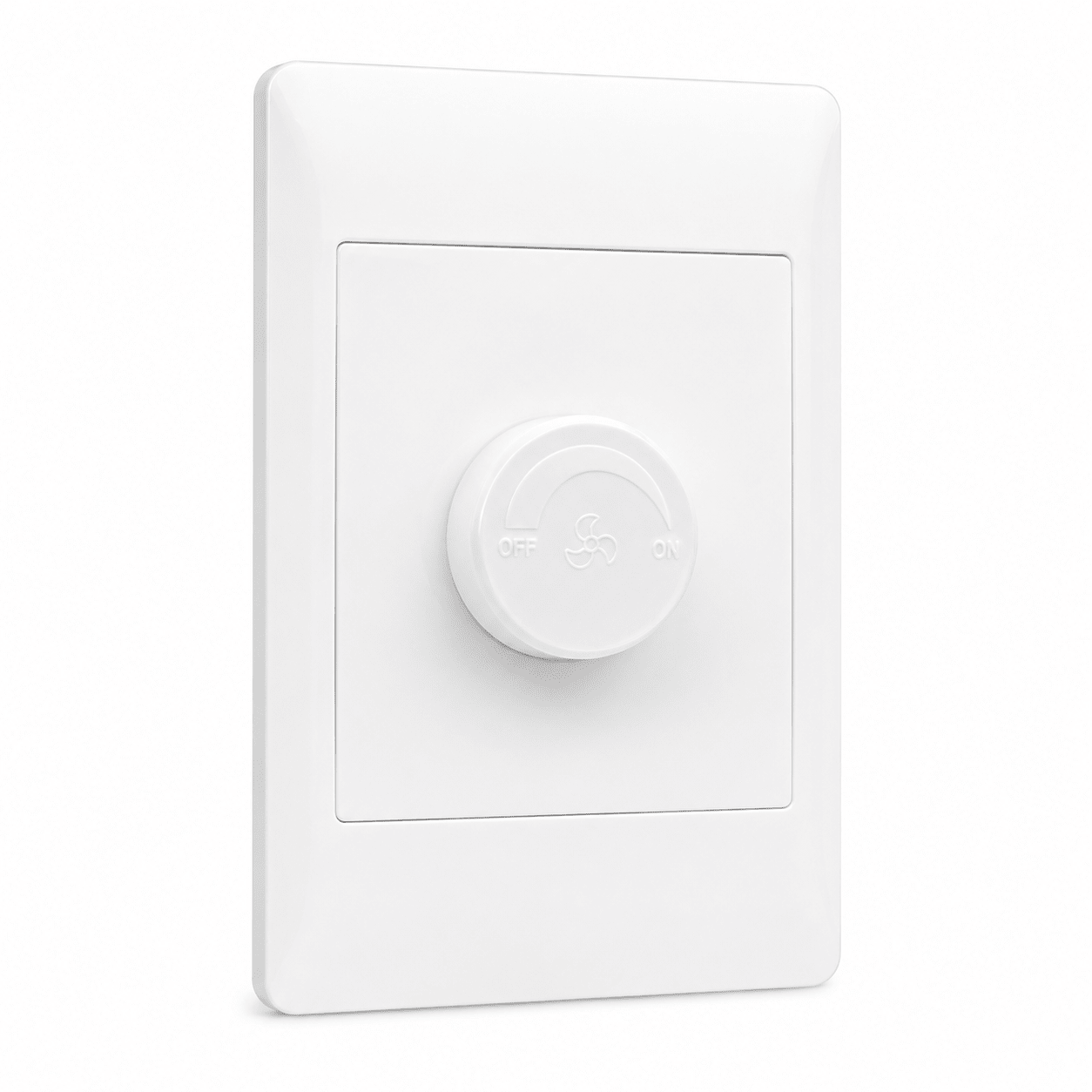 White Fan Speed Control Switch