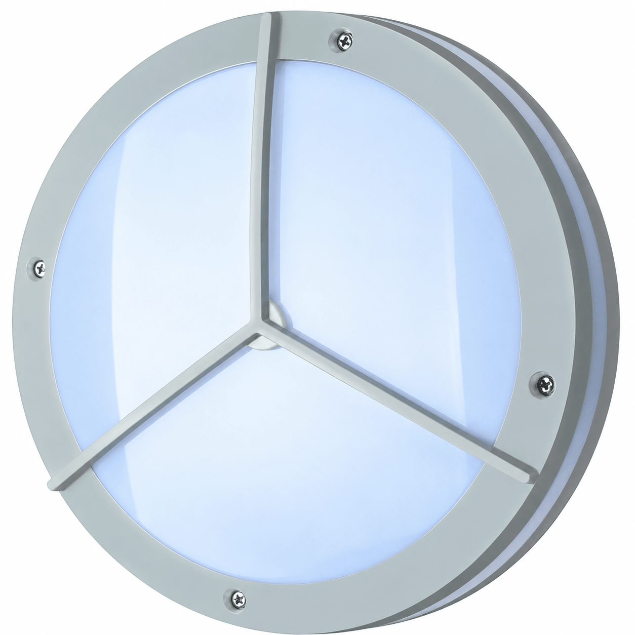 Grey LED Bulkhead - Round