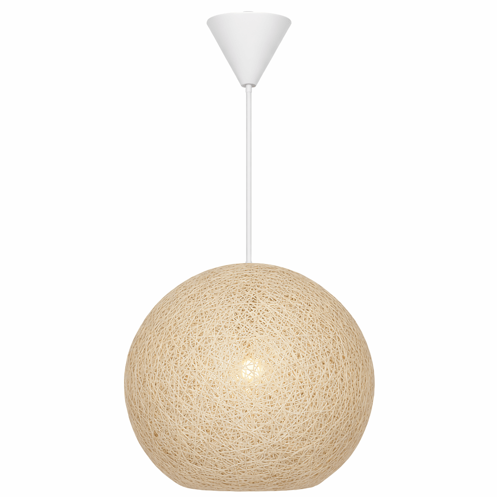 Natural Twine Cover Pendant 350mm