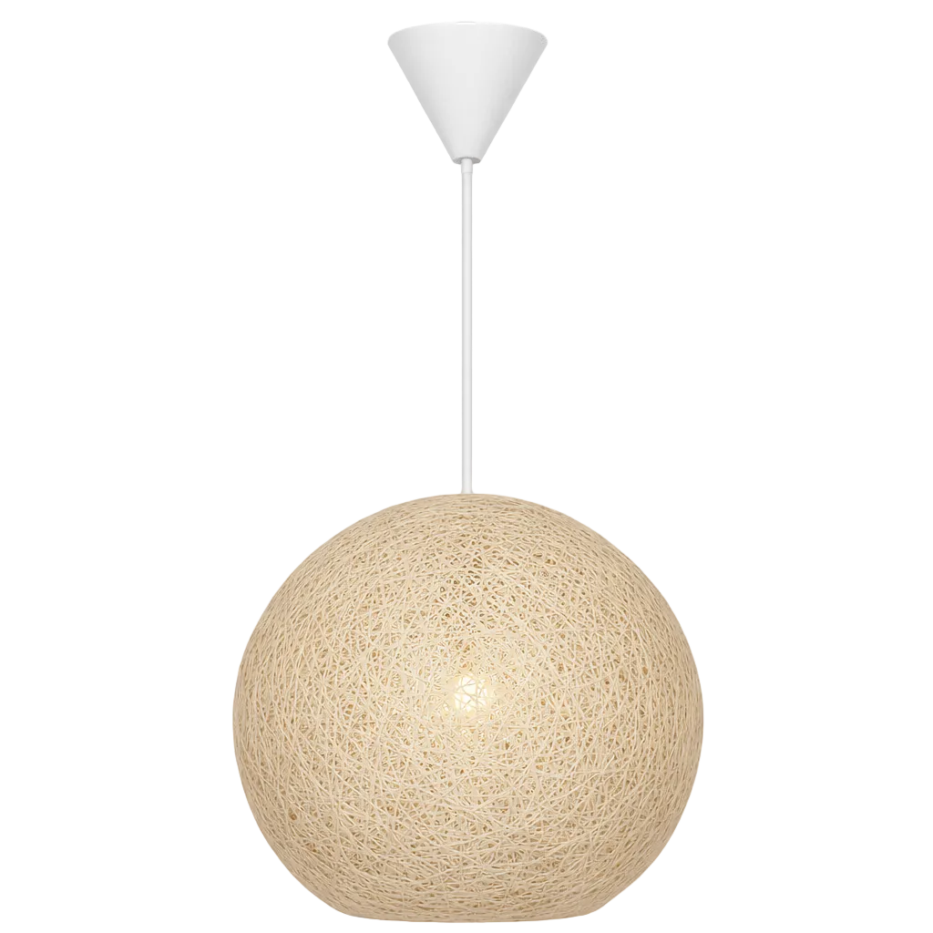 Natural Twine Cover Pendant 350mm