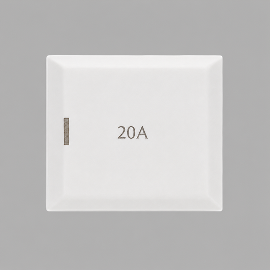 White 20A Isolator – 1.5 Module ECP Range