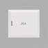 White 20A Isolator – 1.5 Module ECP Range