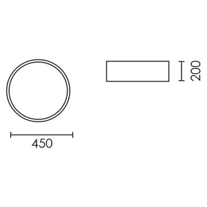 Verona Off White Ceiling Light IP20