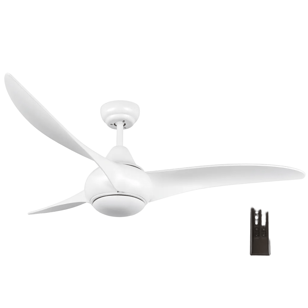 Ceiling Fan with Remote - White