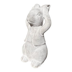 Ceramic Bunny Hear No Evil - Future Decor