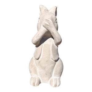 Ceramic Bunny Speak No Evil - Future Decor