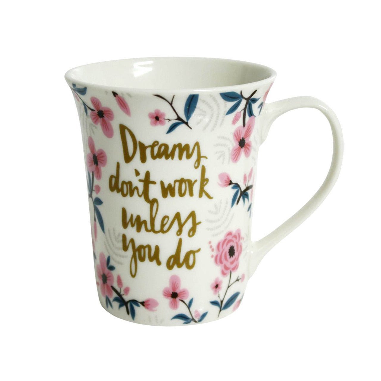 Ceramic Dreams Pink Floral Mug - Future Decor
