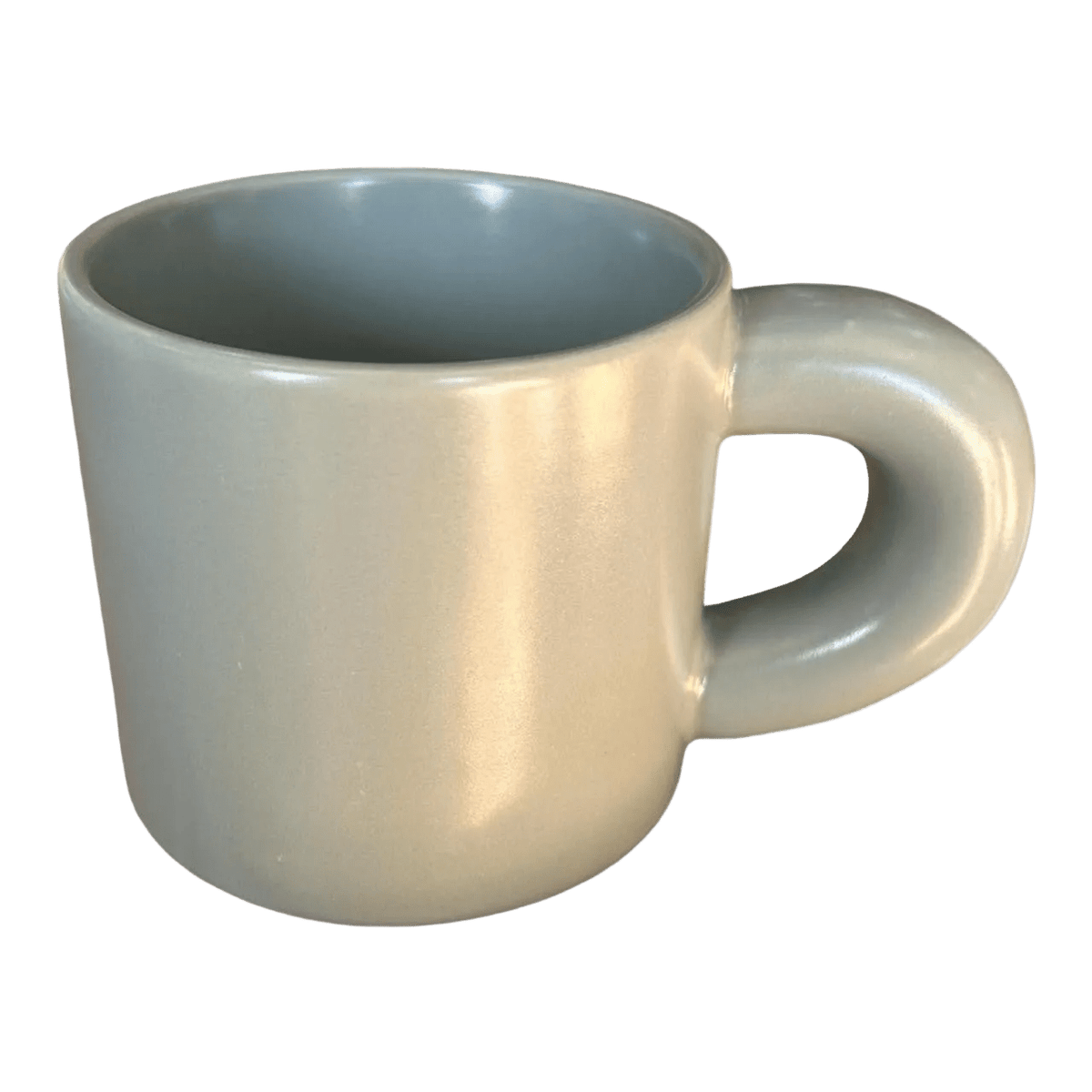 Ceramic Mug - Light Green, Thick Ear