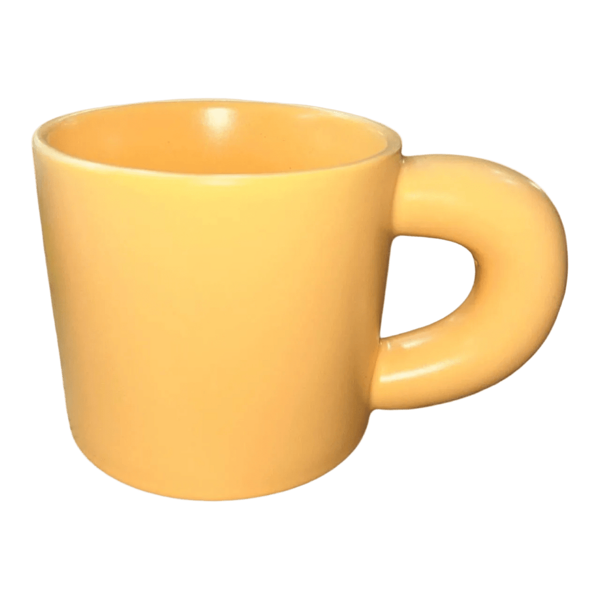 Ceramic Mug - Yellow, Thick Ear