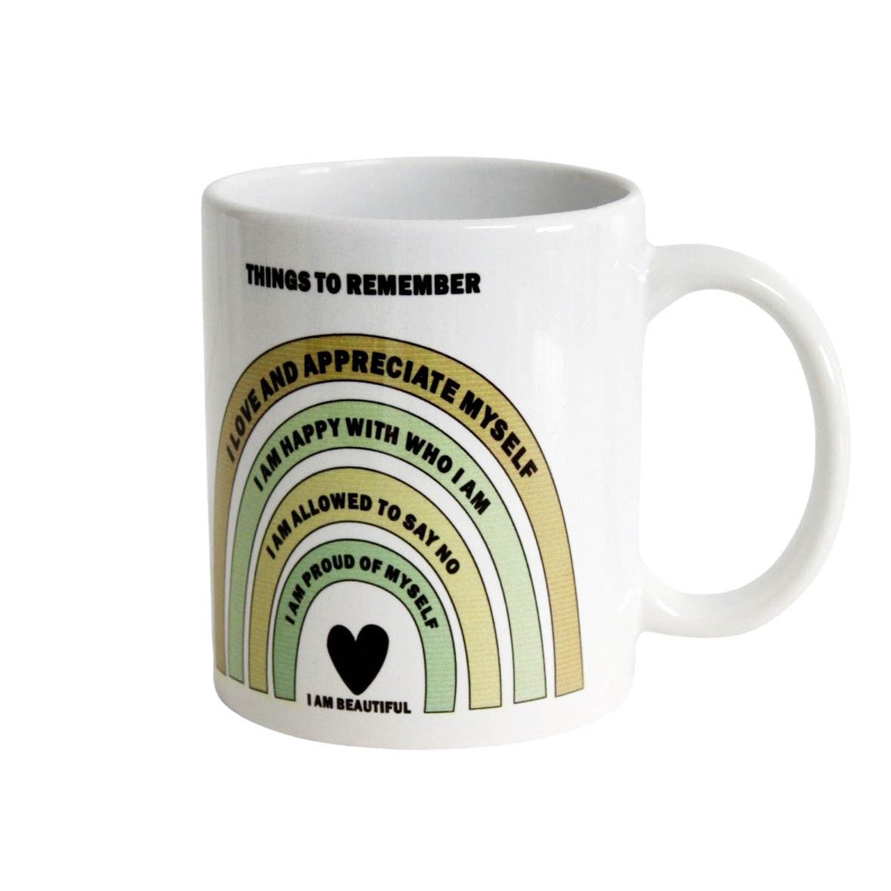 Ceramic Reminder Mug for Hot Beverages - Future Decor