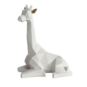 Charming Light Grey Giraffe Decor Figurine - Future Decor