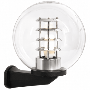 Clear PVC Wall Light - Globe product image on a white background