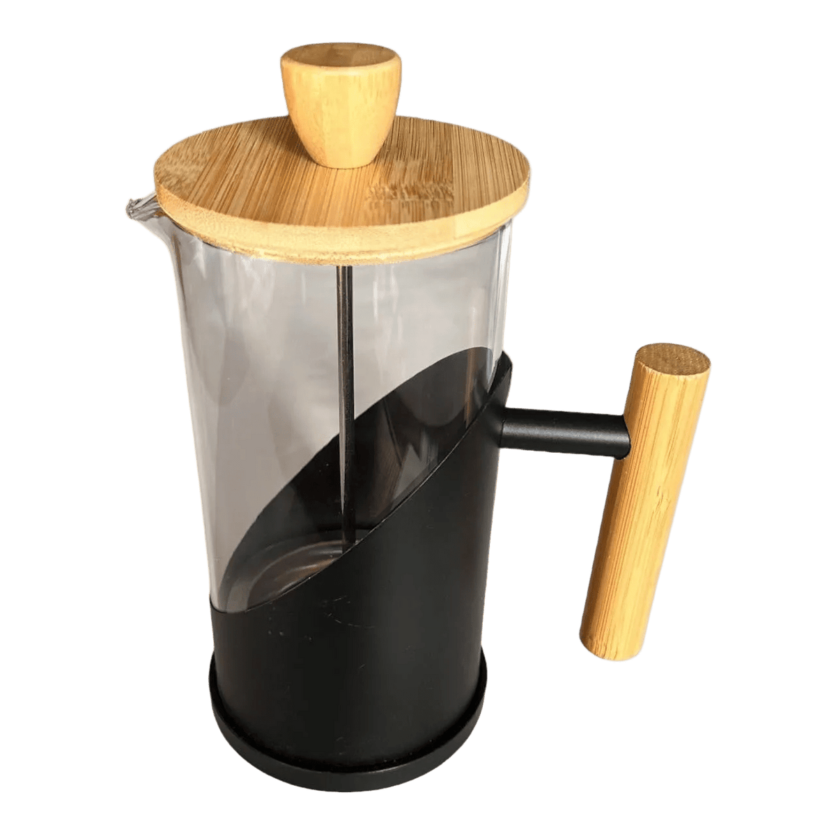 Coffee Plunger 600ml - Wood Accents
