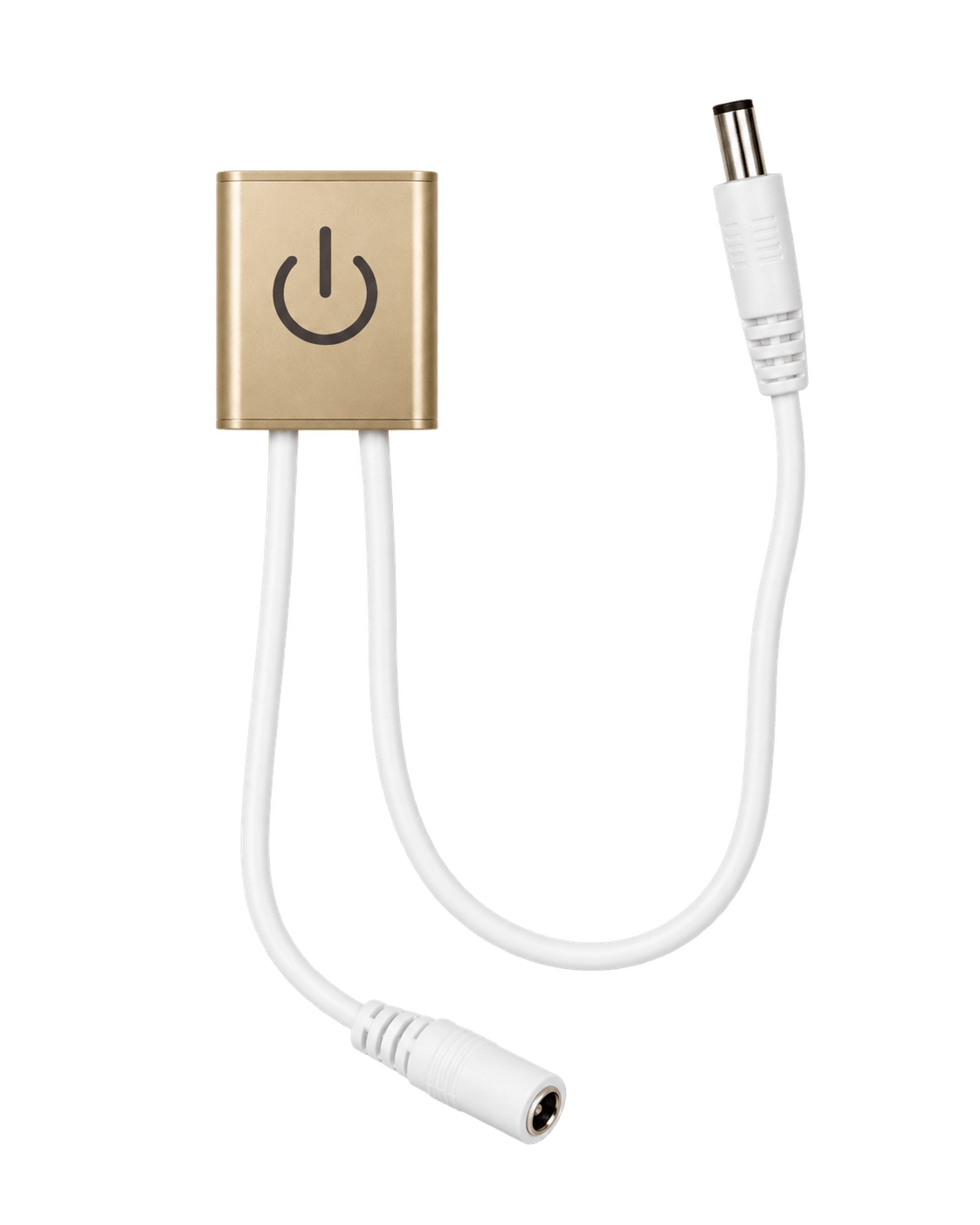 Smart contactless dimmer with cables on a transparent background