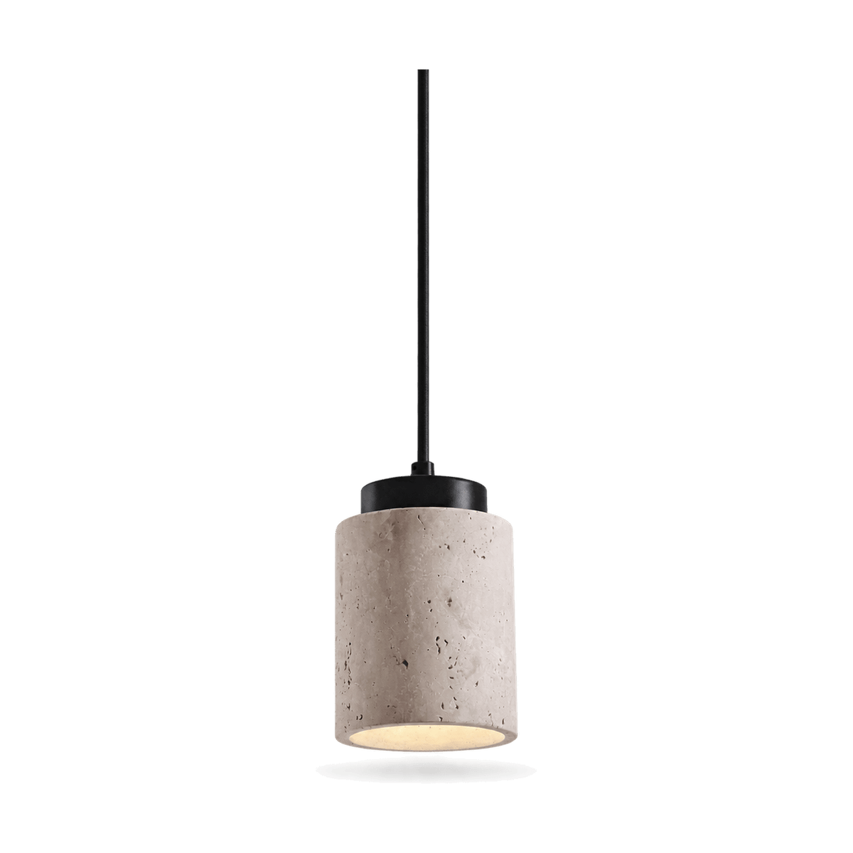 Cove marble pendant light, transparent background