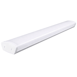 36W curved diffuser LED office fitting, 6000K daylight, white background