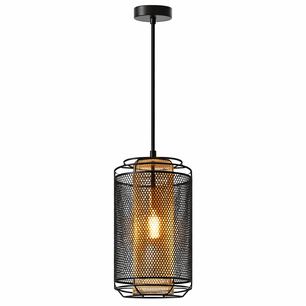 Boston Metal Pendant - Black & Gold