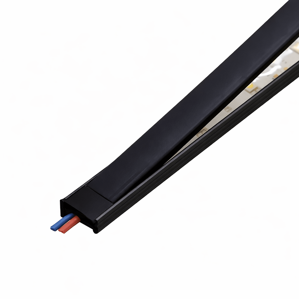 LED Extrusion - Black A6 Profile (1m)