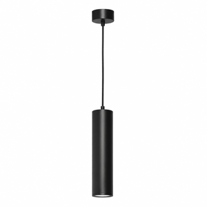 Black cylinder gu10 pendant light