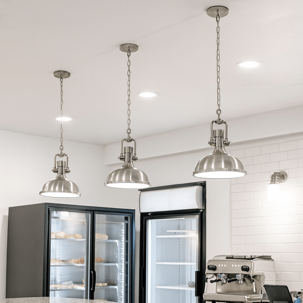 Satin Chrome Pendant PEN902