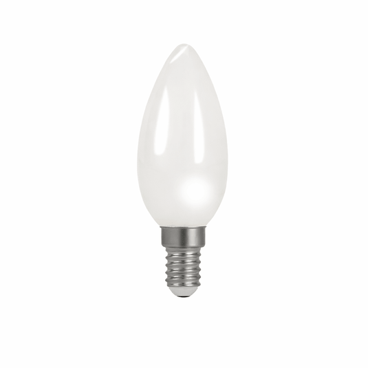 4W LED Filament Candle Bulb - Frosted E14 Dimmable
